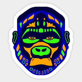 Gorilla Head Sticker